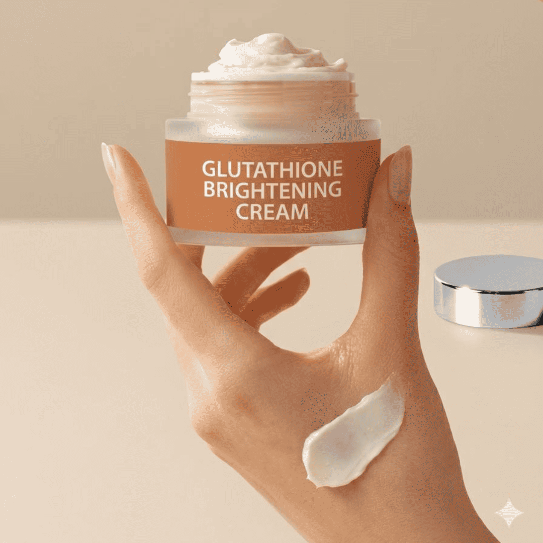 Glutathione Cream ingredients and texture