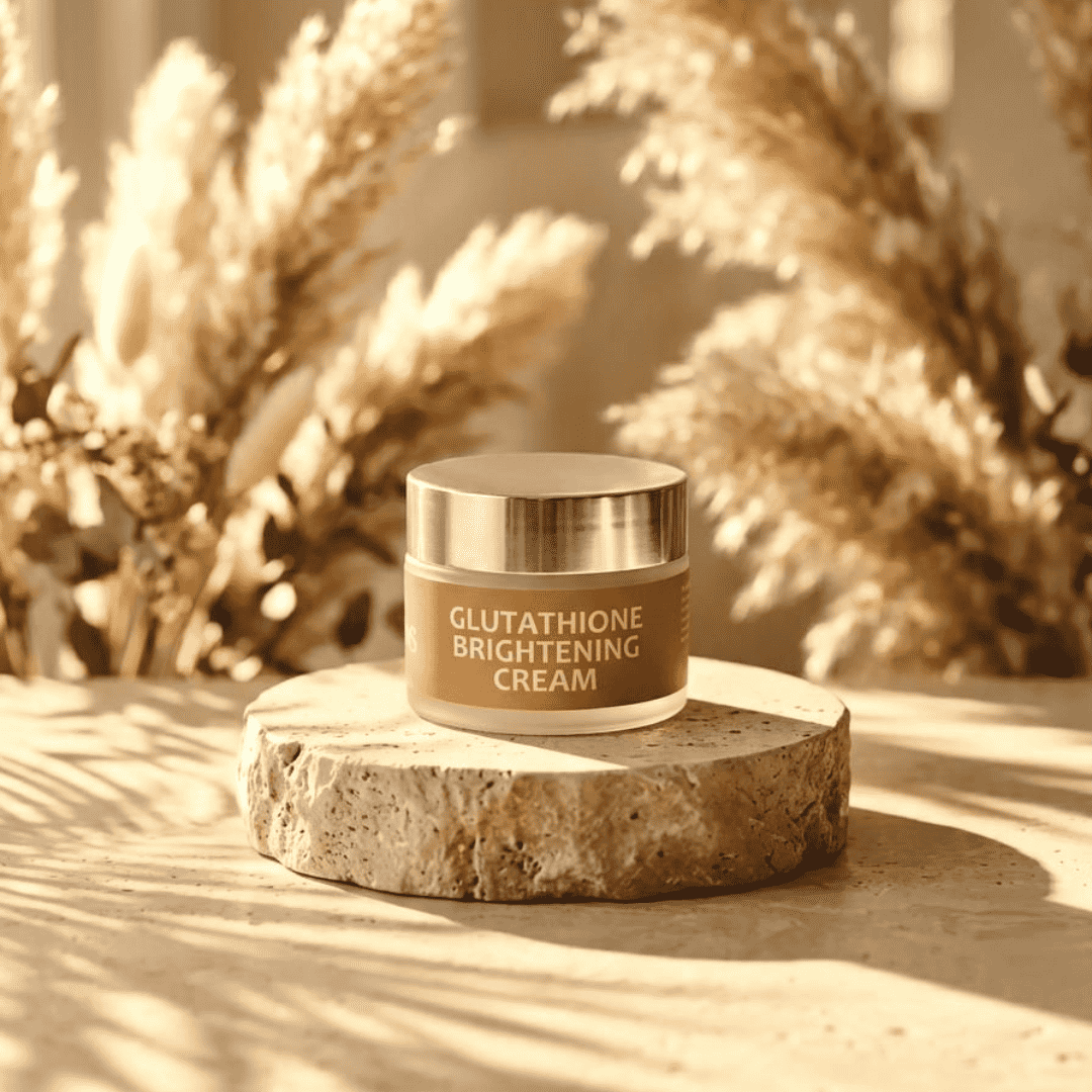 Glutathione Brightening Cream jar by Skin Edits